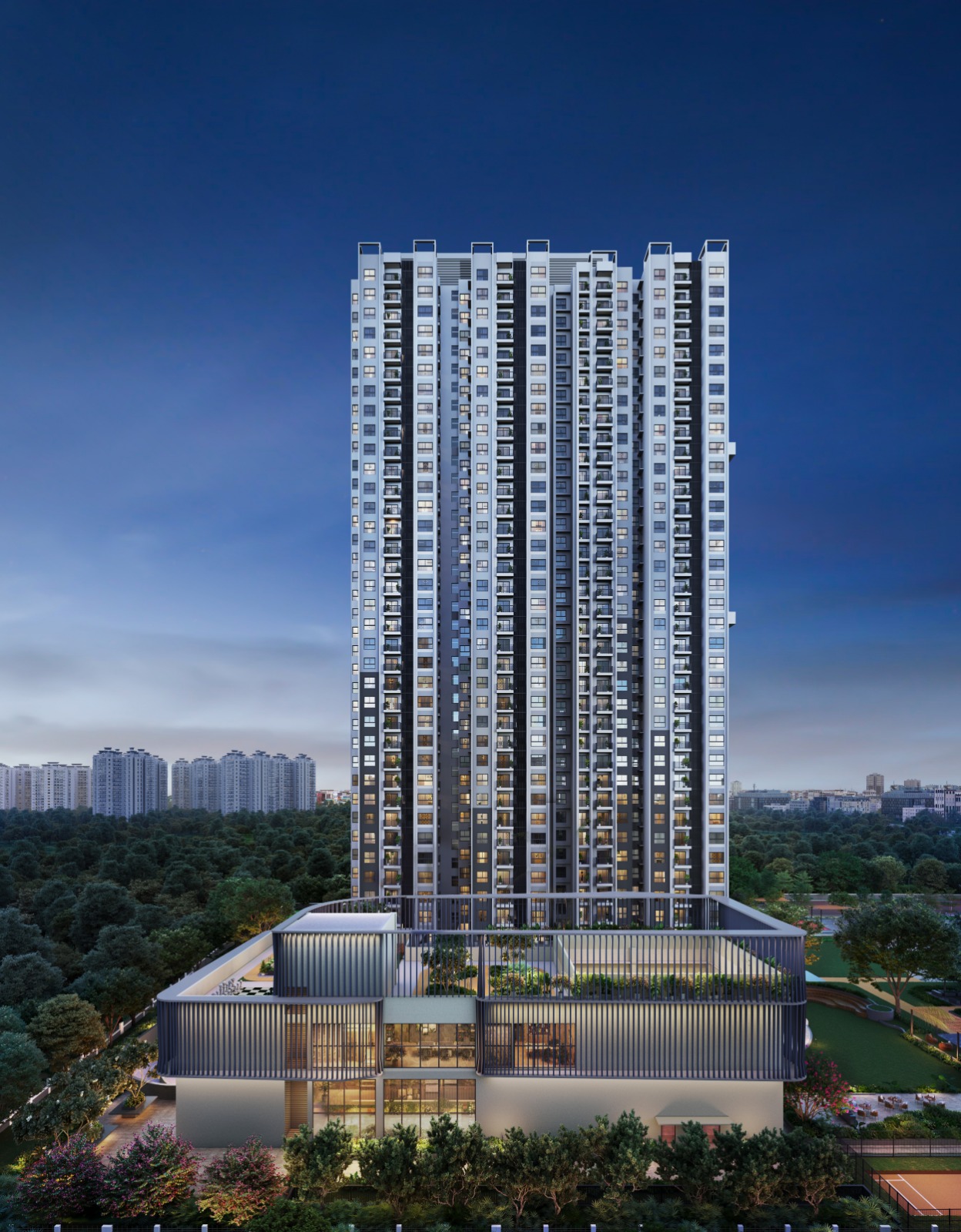 Kelambakkam 3 BHK flat for sale – 30th floor, gated community