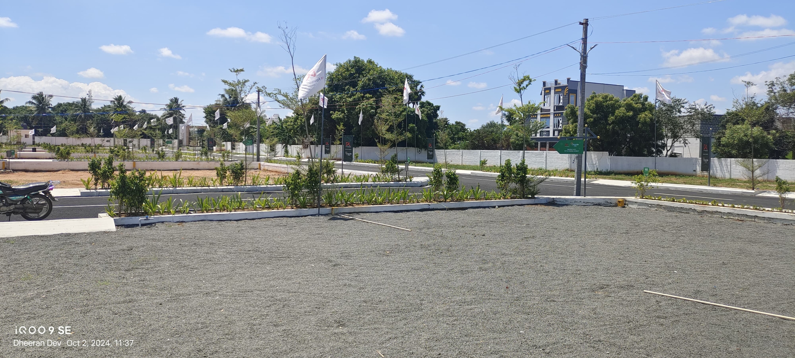 Plot for sale Kuthambakkam 800 sqft north facing 30 ft road — Elite Realtors