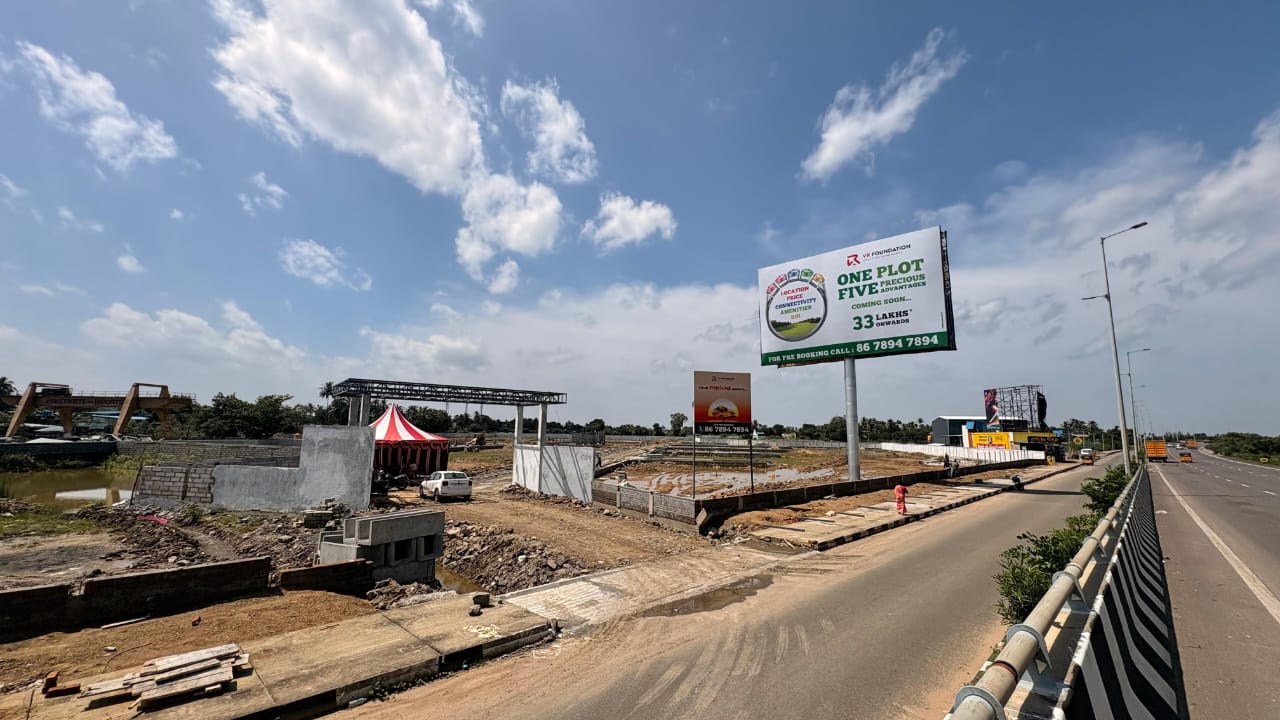 Poonamalle plot for sale by Elite Realtors is your chance to invest in one of Chennai’s most promising residential areas. With plot sizes ranging from 800 sqft to 2400 sqft, these CMDA-approved plots offer flexibility for building dream homes or investment properties. Priced starting at ₹45 lakhs, this is an ideal opportunity for both end-users and investors seeking growth. The plots are located on the Outer Ring Road, ensuring smooth connectivity to major highways and nearby business hubs. Additionally, proximity to Nazrathpet Metro makes commuting effortless, enhancing the value and lifestyle quotient of these plots. With north and east-facing orientations, the plots receive optimal sunlight and ventilation, aligning with traditional vastu preferences. Elite Realtors guarantees verified documentation and a hassle-free buying process. Investing in a Poonamalle plot for sale ensures you acquire property in a CMDA-approved layout, providing peace of mind and legal security. The area is witnessing rapid infrastructure development, making it a prime spot for future appreciation. Whether you’re planning to construct a modern villa, a cozy family home, or seeking long-term investment, Elite Realtors offers expert guidance and support throughout the buying process. The combination of strategic location, CMDA approval, and competitive pricing makes this Poonamalle plot for sale a rare opportunity not to be missed. With growing connectivity, urban amenities, and upcoming developments, Poonamalle is poised to become one of Chennai’s most desirable residential destinations. Secure your plot today through Elite Realtors and invest in a property that promises both convenience and future growth. Contact Elite Realtors now to schedule a site visit and explore this exclusive Poonamalle plot for sale—where lifestyle meets investment opportunity.